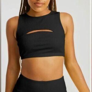 **NWT Years of Ours  Ribbed cut out bra Size Small